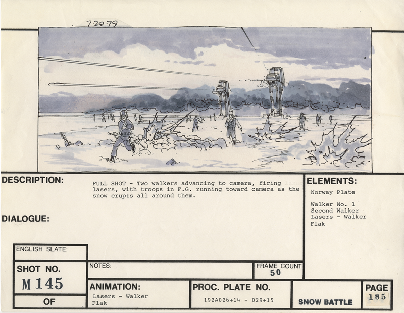 Illustration for article titled Never-Before-Seen Star Wars Storyboards Show The Original Trilogy Anew